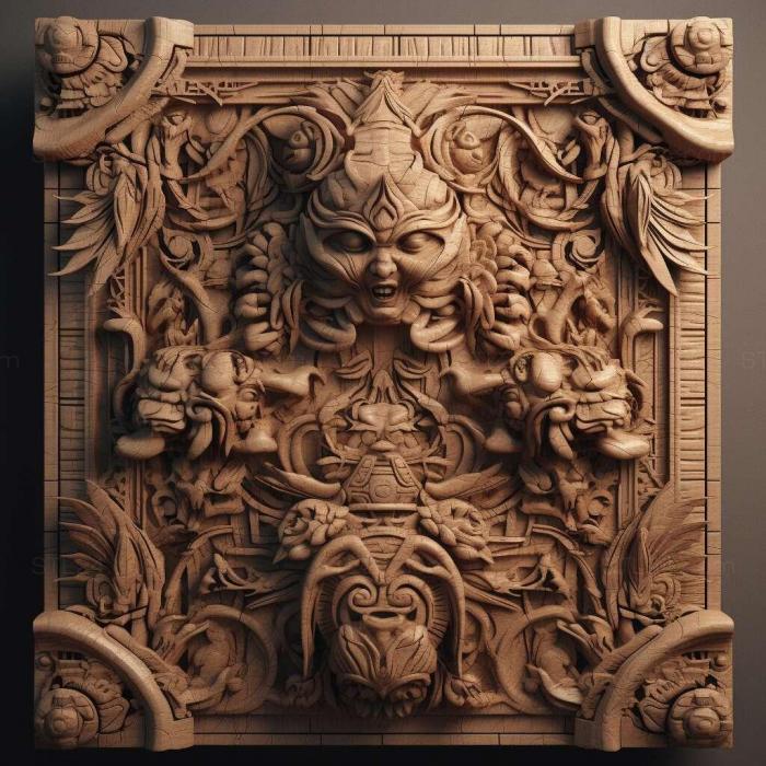 Patterns and decorations (arcade 3, PATTERN_2643) 3D models for cnc